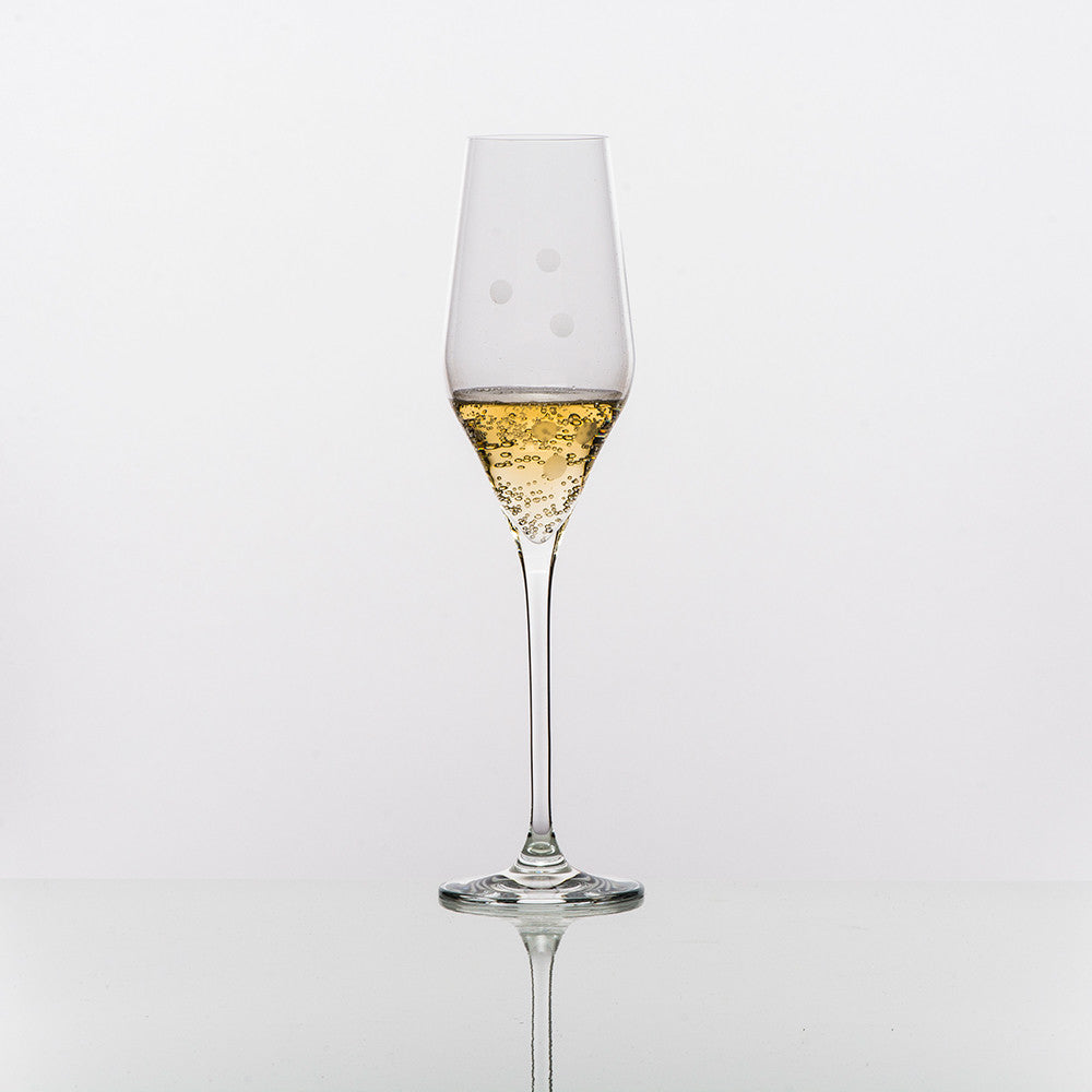 Drops of Joy Champagne Glass