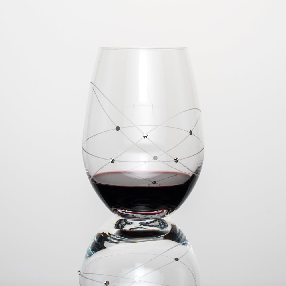 Galaxy Spirals Stemless Wine Glasses - set of 2pc in a gift box – Julianna  Glass