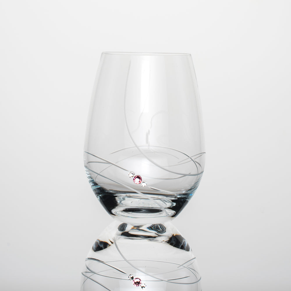 Pink-Riboon-wine-semless-glass-with-swarovski-crystals-handcrafted