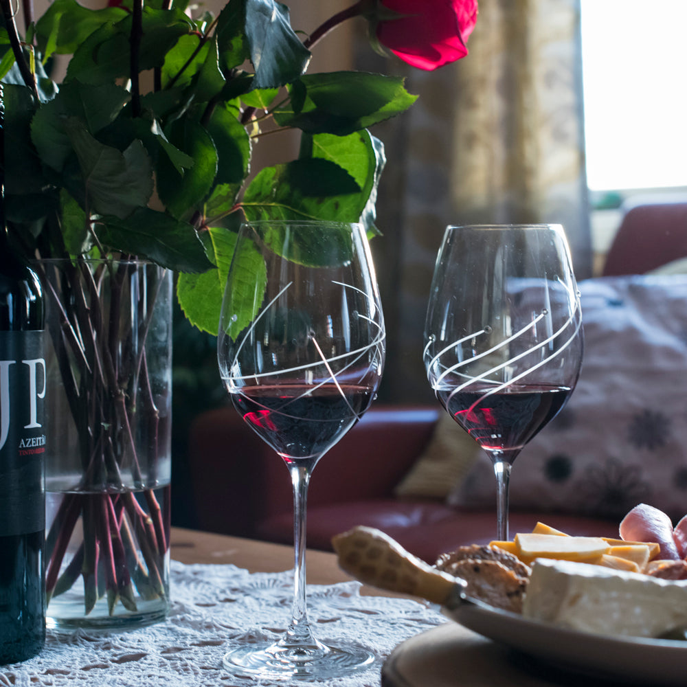 Marilyn Bordeaux Red Wine Glasses - Set of 2 in gift box
