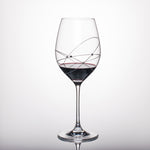 Galaxy Spirals Red Wine Glasses - Set of 2 in gift box