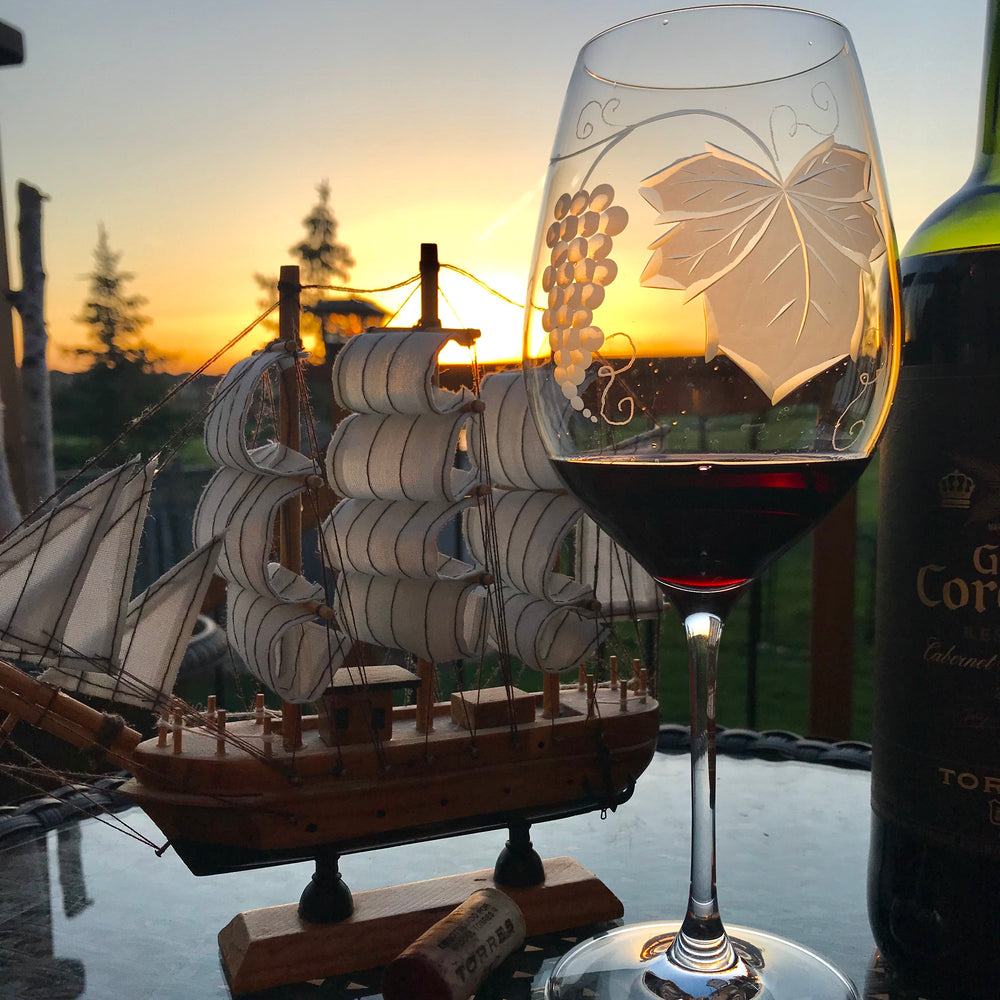 Harvest Red Wine Glass