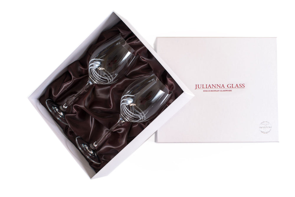 Breeze Red Wine Glasses - Set of 2 in gift box