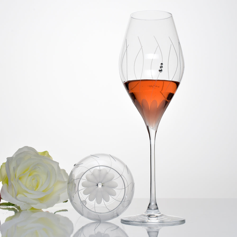 Swarovski Crystalline 2 Pc. White Wine Glass Set, Glasses & Drinkware, Household