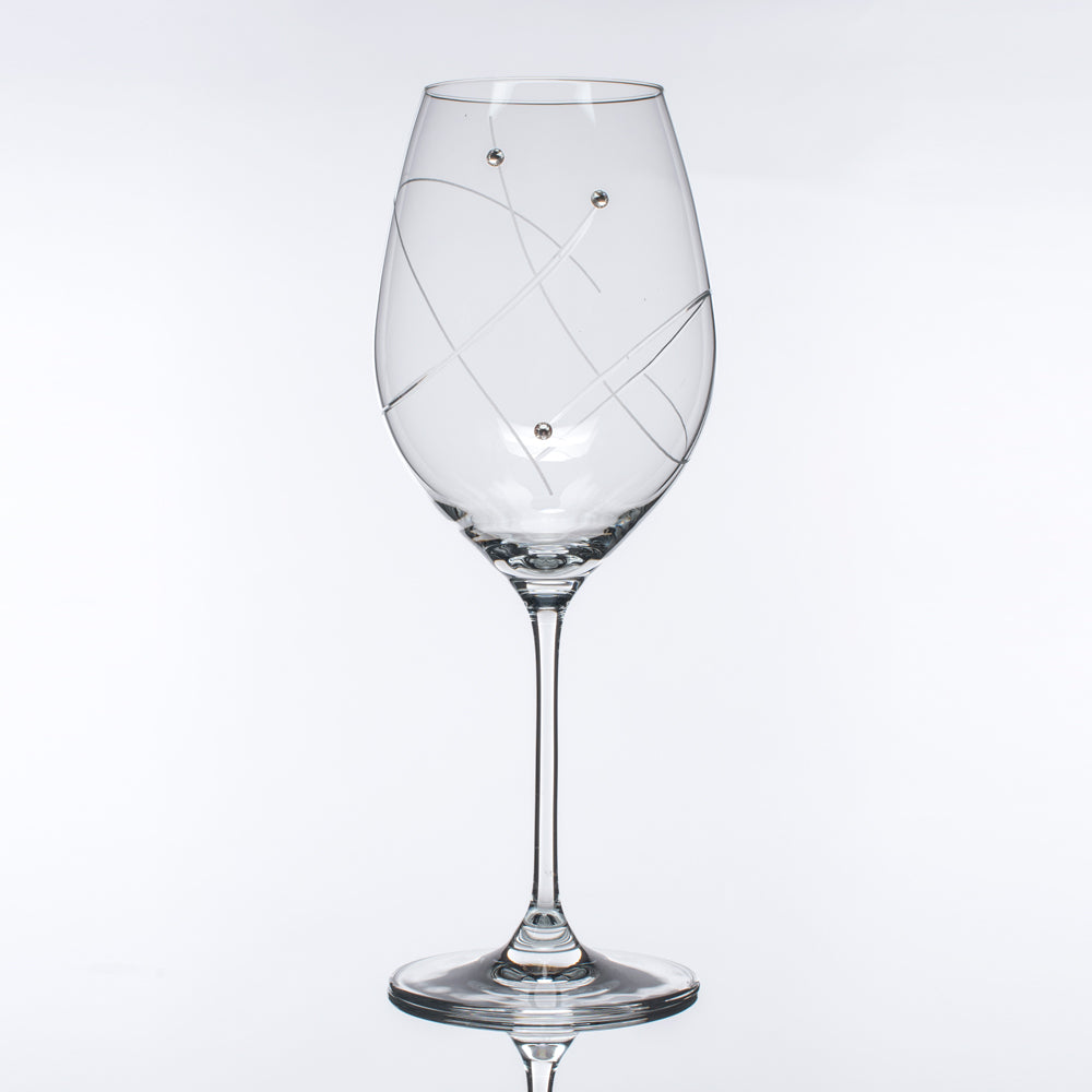 Breeze White Wine Glasses - Set of 2 in gift box – Julianna Glass