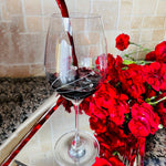 Wine Waves Red Wine Glasses - Set of 2 in gift box