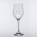 Wine Waves White Wine Glasses - Set of 2 in gift box